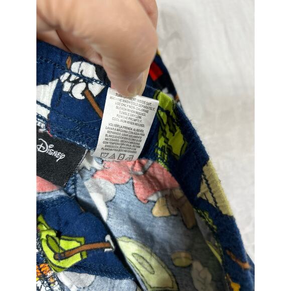 Disney Flannel Pants 4XL TALL Navy Scrooge McDuck Pockets Duck Sleep Villians - Picture 13 of 13